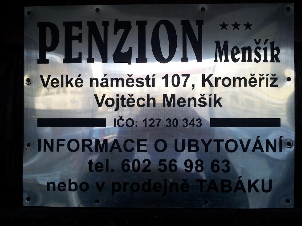 Penzion Mensik Kroměříž Kültér fotó